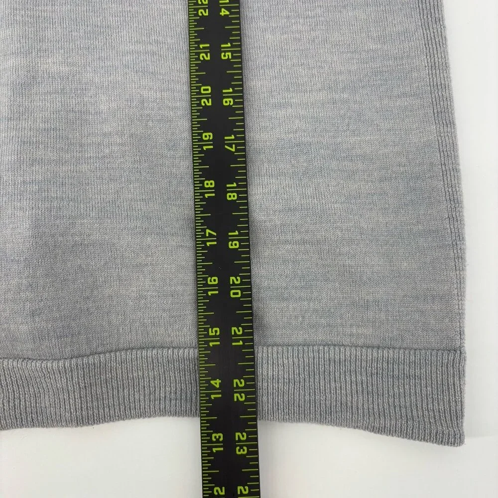 Lululemon‎ Tied To You Sweater Size 4 Heathered Gray Wool Long Sleeve *Read*